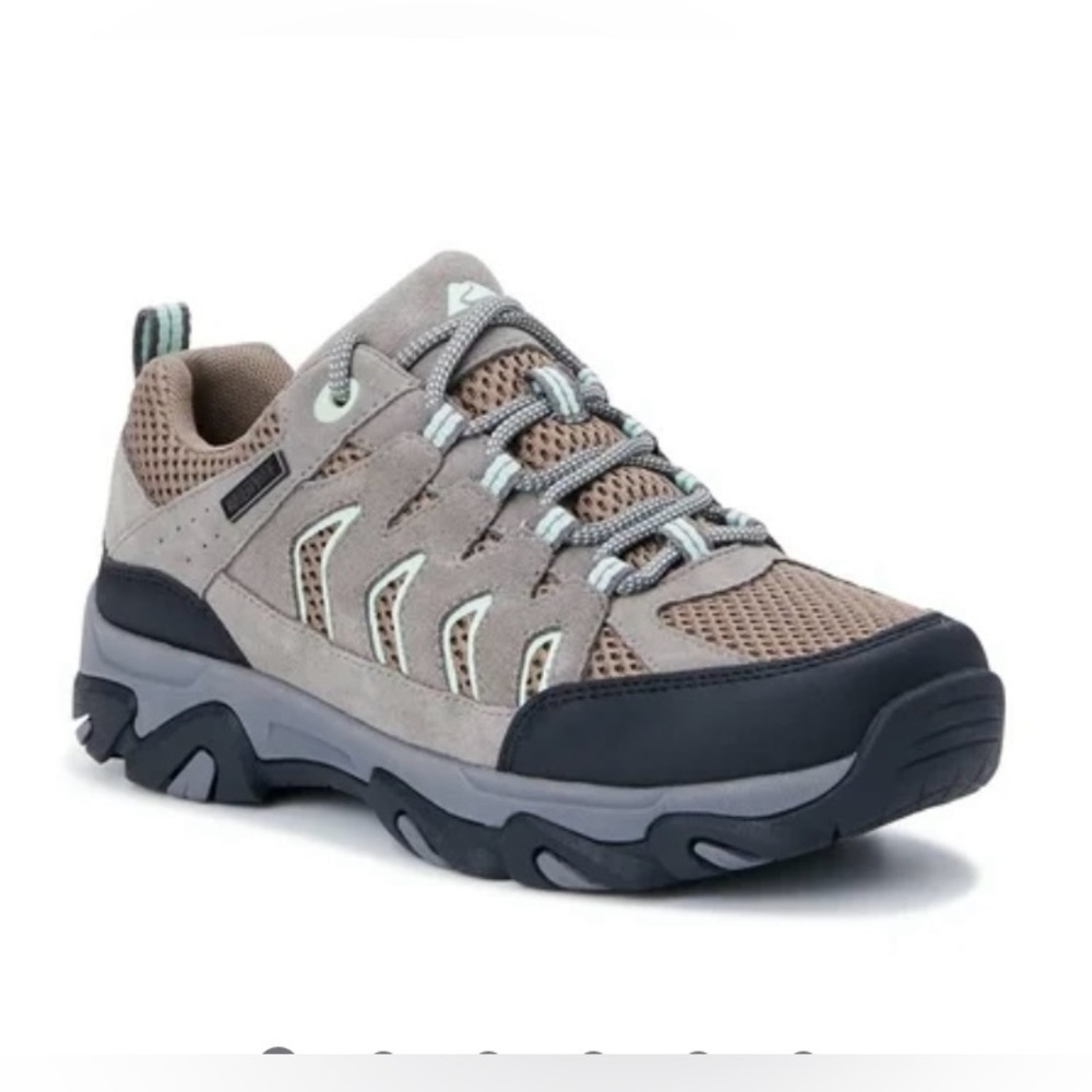 Ozark Trail Tan and Gray Athletic Shoes with Rugged Design